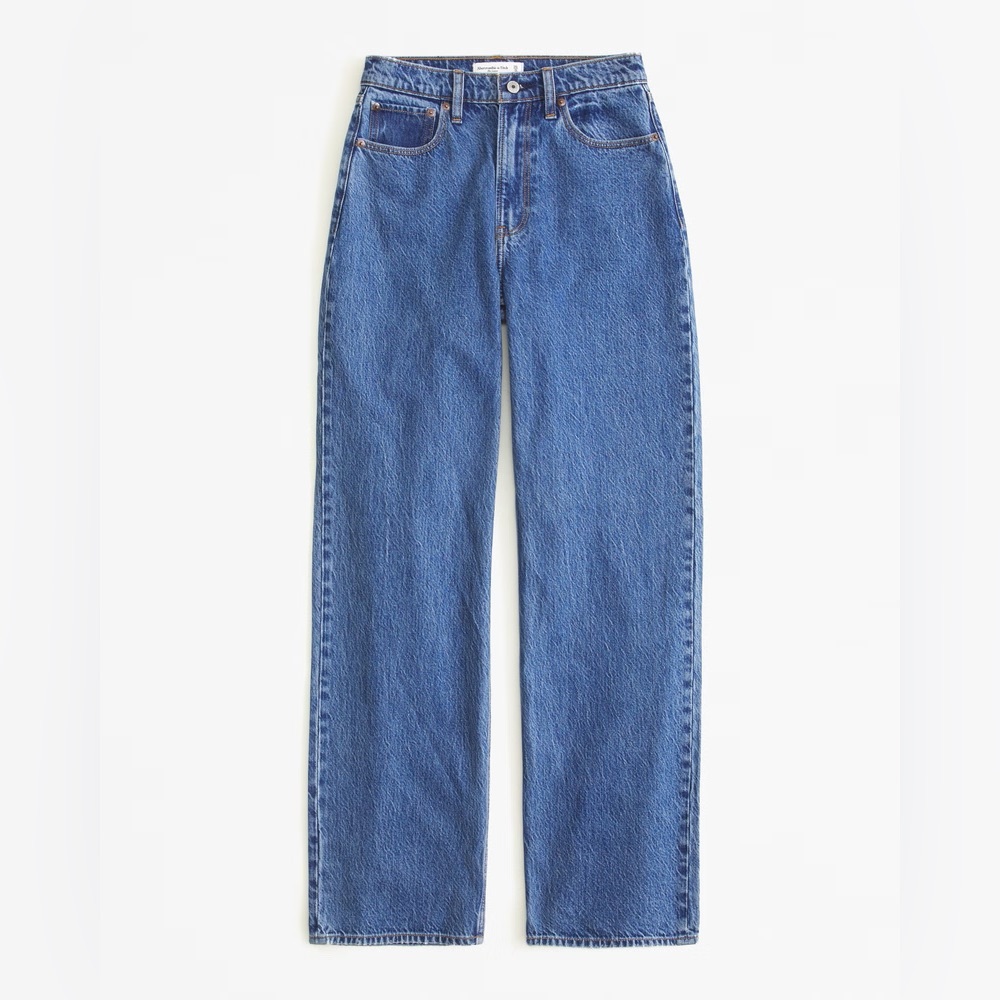 Abercrombie High Rise Loose Jean